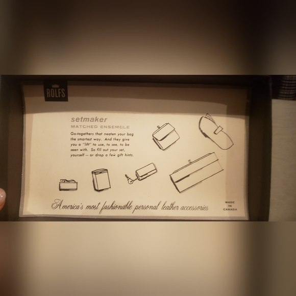 Rolfs Vintage Lizard Cowhide Wallet in box. - Picture 2 of 7